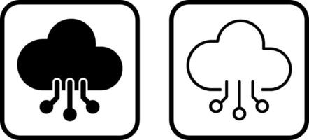 Cloud Computing Vector Icon