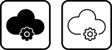 Cloud Computing Vector Icon
