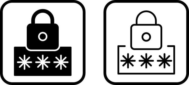 Pin Code Vector Icon