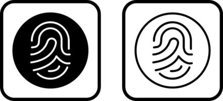 Fingerprint Vector Icon