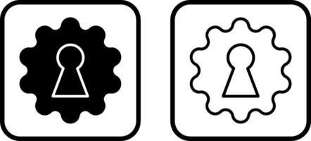 Key Hole Vector Icon