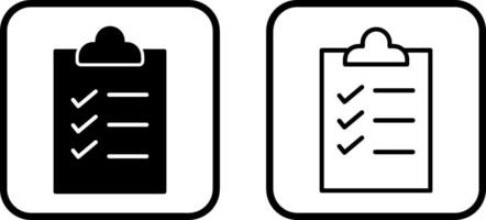 Checklist Vector Icon