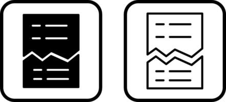 Corrupted List Vector Icon