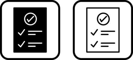 Check Up List Vector Icon