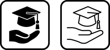 Graduation Hat Vector Icon