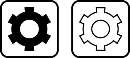 Setting Gear Vector Icon