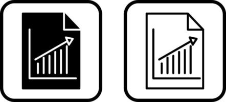 Report Graph Vector Icon