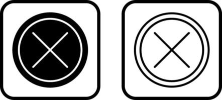 Do Not Cross Vector Icon