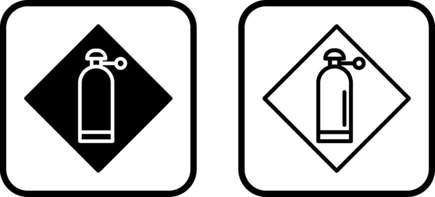 Pressurized Cylinder Vector Icon
