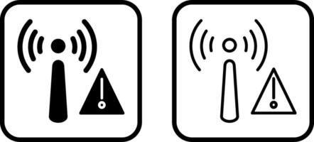 Non Ionizing Radiation Vector Icon