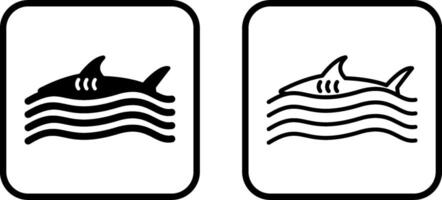 Dangerous Shark Vector Icon