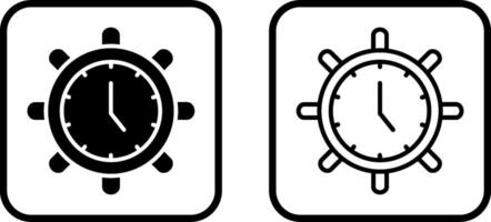 Time Settings Vector Icon