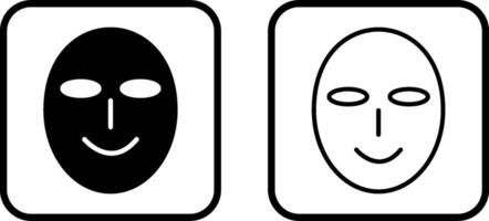 Ancient Face Mask Vector Icon