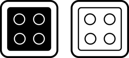 Dice Vector Icon