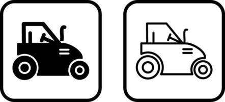 icono de vector de tractor