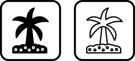 Coconut trees Vector Icon