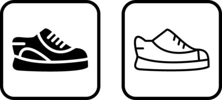 icono de vector de zapato