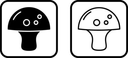 Mushrooms Vector Icon