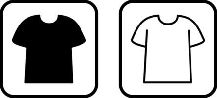 Plain T Shirt Vector Icon