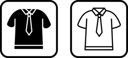 Shirt and Tie Vector Icon