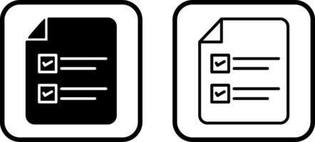 Filling Ballot Paper Vector Icon