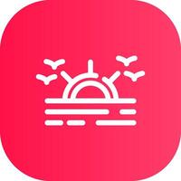 Line Round Corner Gradient vector