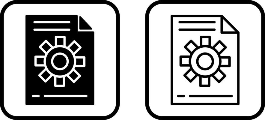 Content Management Vector Icon