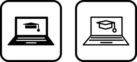 Online Degree Vector Icon