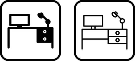 Study Desk I Vector Icon