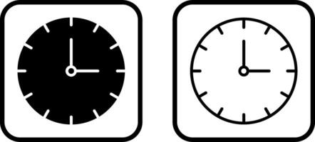 icono de vector de tiempo