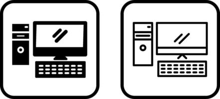 Computer Vector Icon