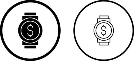 icono de vector de reloj