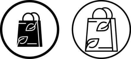 Ecology Bag Vector Icon