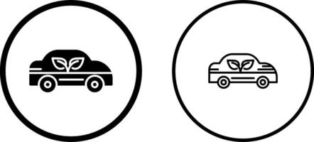 Ecology Car Vector Icon