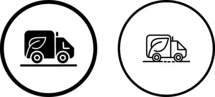 Eco friendly Truck Vector Icon