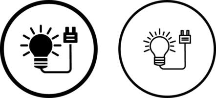 Electric Bulb Vector Icon