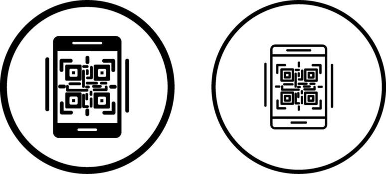 QR Code Vector Icon