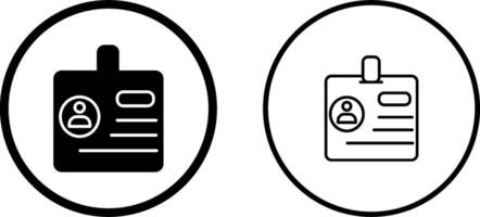 Identification Vector Icon