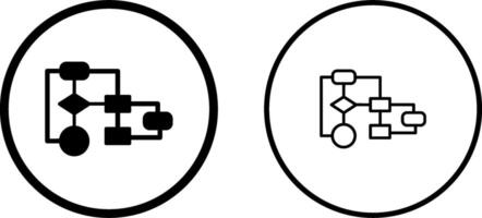 Flowchart Vector Icon