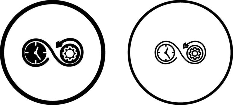 Time Optimization Vector Icon