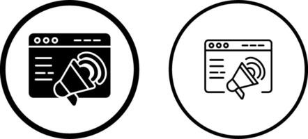 Website Promotion Vector Icon