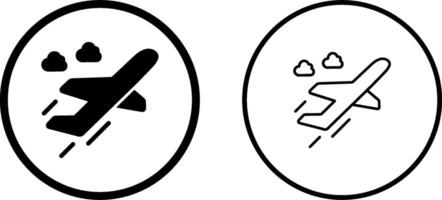 Flight Takeoff Vector Icon
