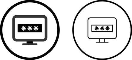 System Password Vector Icon