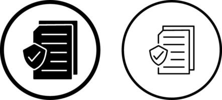 Secure Document Vector Icon