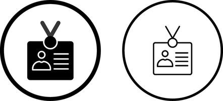 Identity Card Vector Icon