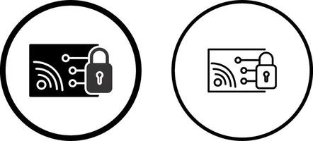 Protected WiFi Vector Icon