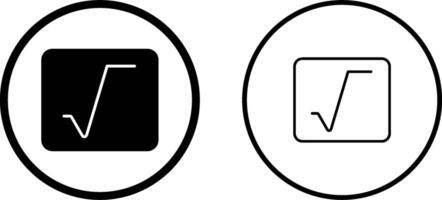 Square Root Vector Icon