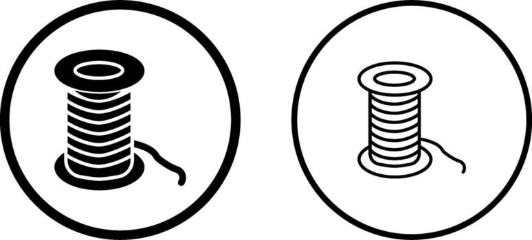 icono de vector de hilo