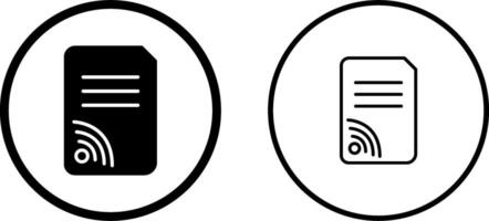 Wireless Vector Icon