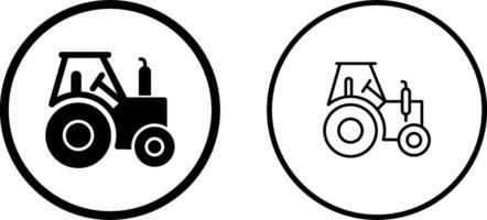 icono de vector de tractor